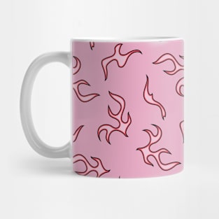 Pink Flame Aesthetic Mug